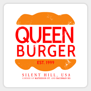 Queen Burger - Retro colors Magnet